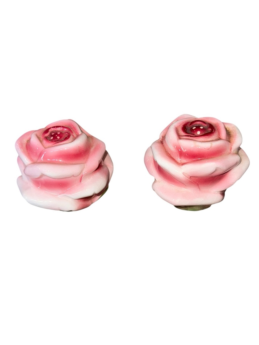Vintage Countess rose salt and pepper shakers